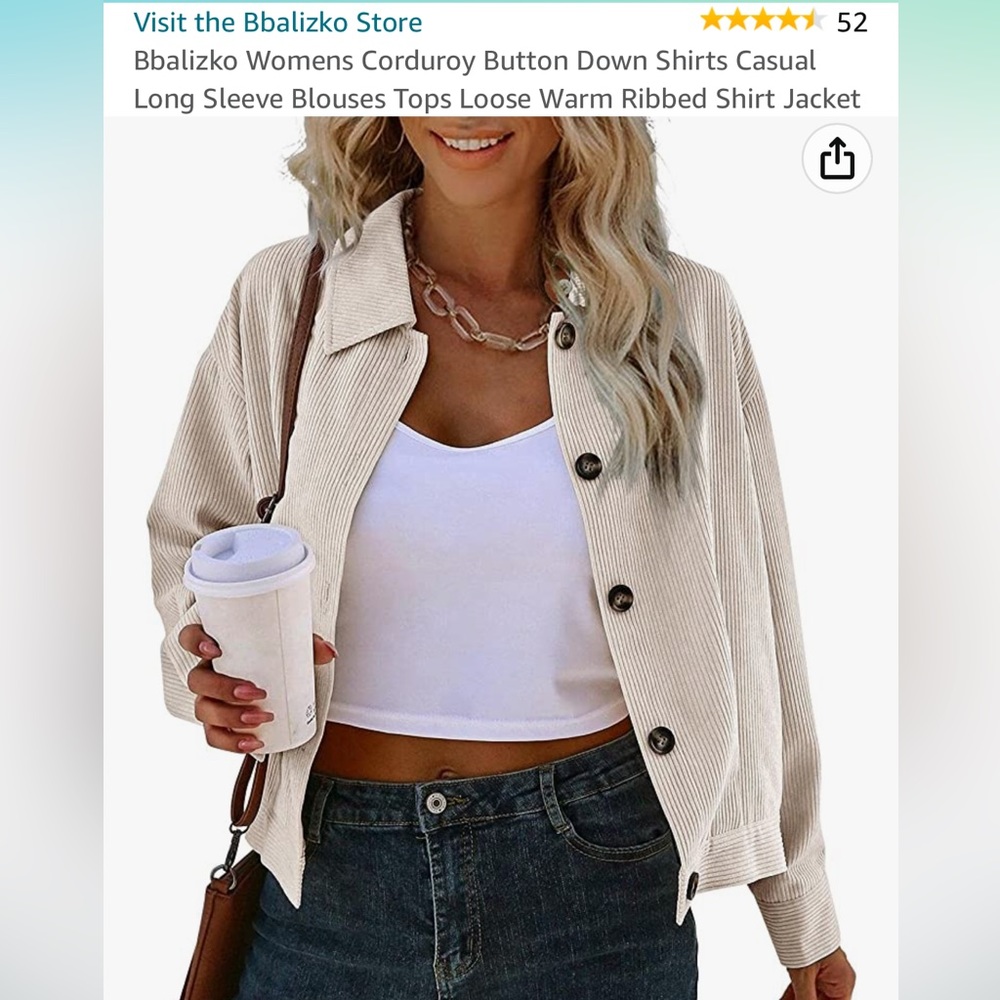 ✨Brand New without tags✨ Women’s Corduroy Jacket
